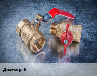 Кран металлический 6, ITAP, Ду 6-500, шт цена от 509.7 Тг / шт, где купить, условия доставки в Костанае и Костанайской области